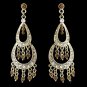Earring 804 Gold Brown