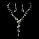 Necklace Earring Set NE 8382 Silver AB