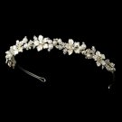 Pearl & Crystal Champagne Bridal Headband Tiara HP 7352