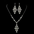 6526 and Earrings 6662 Bridal Jewelry Set