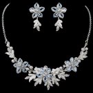 Stunning Light Blue Jewelry Set NE 8100