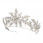 Silver Clear Bridal Wedding Tiara Headpiece 1563