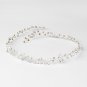 Silver Clear Crystal & Rhinestone Bridal Wedding Vine Headband 10008