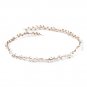 Rose Gold Clear Crystal & Rhinestone Bridal Wedding Vine Headband 10008