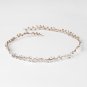 Rose Gold Clear Crystal & Rhinestone Bridal Wedding Vine Headband 10008