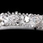 White Beaded Sequin Fabric Headband Headpiece 2208
