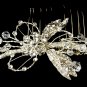Elegant Hand Wired Flower Silver Bridal Headband 2732