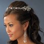 Elegant Hand Wired Flower Silver Bridal Headband 2732