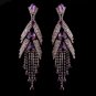 Silver Amethyst Earring Set 1059