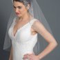 Single Layer Bridal Wedding Fingertip Veil V 1161 1F