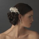 Chic Ivory Rum Rose Bridal Hair Comb 8418