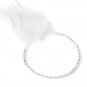 Silver Clear Rhinestone Bridal Wedding Ribbon Headband 2720