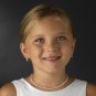 Children's Necklace Earring Set8443 Silver White