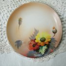 Vintage Hand Painted Floral Plate Noritake Morimura 6 1/4 Inches 1920's
