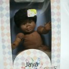 Syndee's Jaya Heirloom Craft Doll 7 1/2 Inches Sitting Cloth Body 1990's