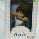 Syndee's Charlee Heirloom Craft Doll 7 1/2 Inches Sitting Cloth Body 1990's