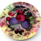 Porcelain Dessert Plate Plums Design 7. 5 Inch By Godinger Home Essentials and Beyond