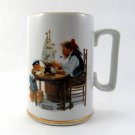 Norman Rockwell Museum Collection Mug Named "For A Good Boy" 1986 4 1/2 Inches