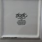 Full House Card Design Square Salad Plate By American Atelier 7 1/2 inches with Black Border