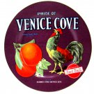 Oneida Salad Plate Vintage Label Pride of Venice Cove 8 Inches Purple