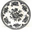 Black and White Asiatic Pheasants Plate 10 Inch Burgess & Leigh / Burleigh Pottery Made In England