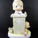 Precious Moments If God Be For Us Who Can Be Against Us Figurine 1982 Enesco E-9285 Porcelain