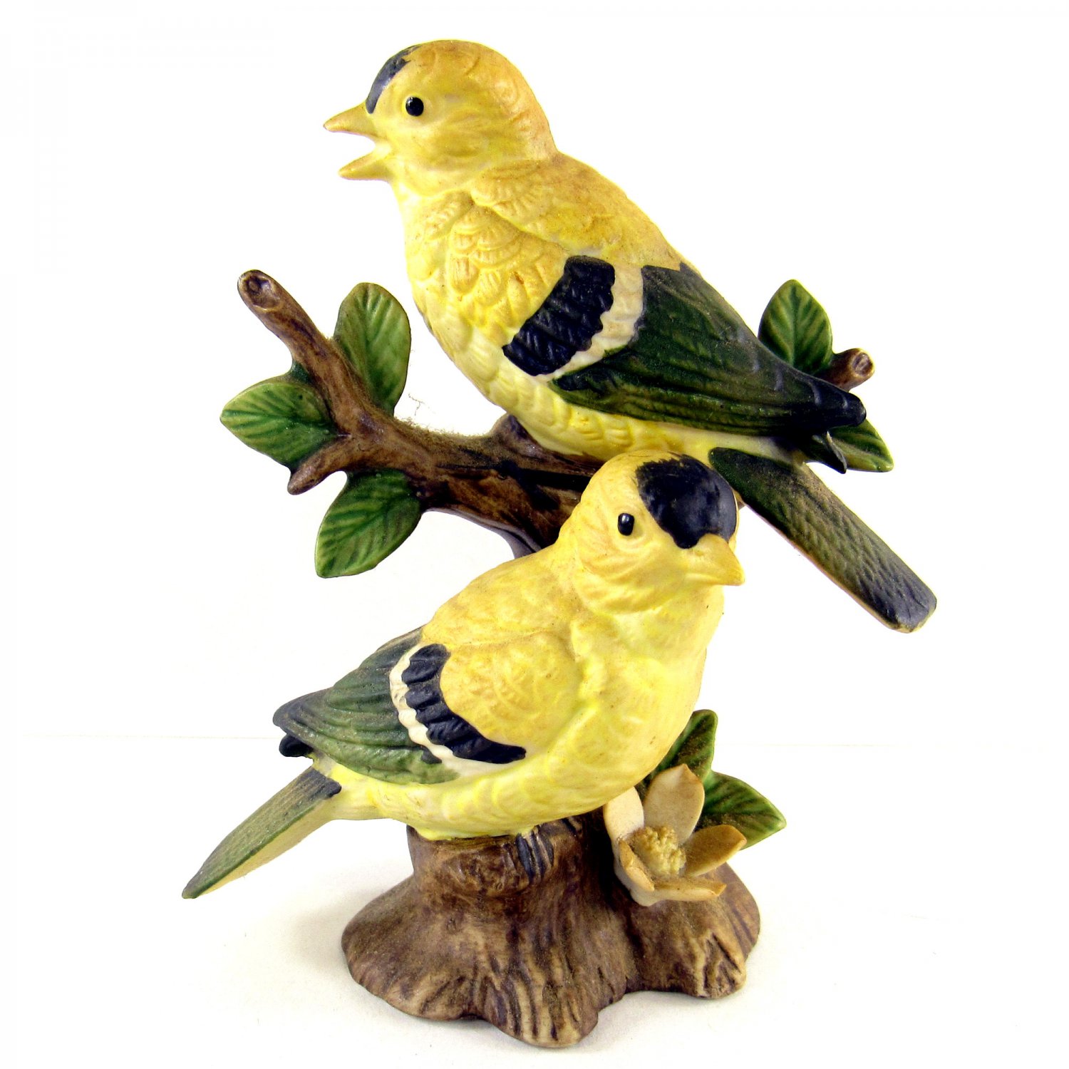 Lefton Goldfinch Birds Figurine Number 02203 Yellow 4 1/2 Inches Hand ...