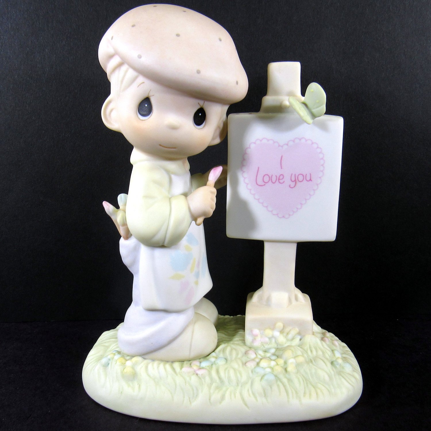 Precious Moments Loving You Dear Valentine Boy Figurine 1987 Enesco ...