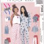 McCall's P348 Junior Girls Sewing Pattern Teens Nightgown Pants Camisole Sizes 3/4-5/6-7/8-9/10