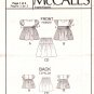 McCall's 6688 M6688 Girls Sewing Pattern Childrens Pullover Tops Skirts Easy Sew Kids Sizes 6-7-8