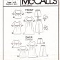 McCall's 5510 M5510 Girls Sewing Pattern Childrens Gown Pajamas Hat Kids Sizes Med-Lg Uncut