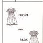 McCall's 8184 M8184 Girls Sewing Pattern Childrens Special Occasion Empire Dress Kids Sizes 10-12-14