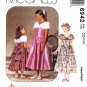 McCall's 6942 M6942 Girls Sewing Pattern Childrens Special Occasion Dress Capelet Kids Sizes 2-3-4