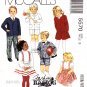 McCall's 5570 Toddler Girl Boy Sewing Pattern Childrens Jacket Skirt Pants Shorts Kids Size 5