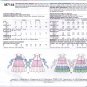 McCall's 7144 M7144 Toddler Girls Pullover Dresses Childrens Sewing Pattern Kids Sizes 1-2-3