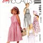 McCall's 7087 M7087 Girls Sewing Pattern Childrens Sleeveless Dresses Kids Sizes 2-3-4 Easy Sew