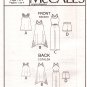 McCall's 7151 M7151 Girls Top Dress Jumpsuit Shorts Childrens Sewing Pattern Kids Sizes 7-8-10-12-14