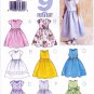 Butterick 3350 B3350 Girls Sewing Pattern Dresses 9 Looks In One Childrens Kids Sizes 2-3-4-5 Easy