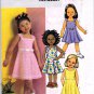 Butterick 4718 B4718 Girls Dresses Sewing Pattern Childrens Easy Sew Kids Sizes 6-7-8