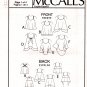 McCall's M7155 7155 Misses Pullover Tops with Shoulder Straps Easy Sewing Pattern Sizes Xsm-Sml-Med