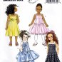 Butterick B5845 5845 Girls Dresses Sewing Pattern Lined Skirt Variations Childrens Kids Size 2-3-4-5