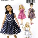Butterick B6046 6046 Girls Dresses Lined Shrugs Childrens Sewing Pattern Kids Sizes 2-3-4-5