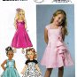 Butterick B5980 5980 Girls Dresses Petticoat Childrens Sewing Pattern Lined Kids Sizes 2-3-4-5