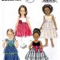 Butterick B5843 5843 Toddler Girls Dresses Sewing Pattern Ruffles Childrens Kids Sizes 3-4-5-6