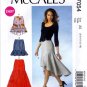 McCall's M7054 7054 Misses Skirts Sewing Pattern Varying Lengths and Styles Sizes 6-8-10-12-14 Easy