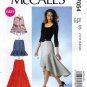 McCall's M7054 7054 Womens Misses Skirts Varying Lengths Sewing Pattern Sizes 14-16-18-20-22 Easy