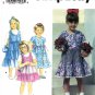 Simplicity 8510 Girls Sewing Pattern Childrens Dress Jumper Purse Kids Sizes 5-6x