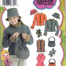 Simplicity 4818 Girls Sewing Pattern Childrens Lizzy McGuire Jacket Vest Scarf Hat Gloves Size 7-16