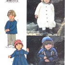 Butterick 3632 B3632 Toddler Girls Sewing Pattern Childrens Jacket Dress Pants Hat Sizes 1-2-3-4