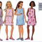 Butterick 6105 B6105 Girls Sewing Pattern Childrens Easy Sew Top Skirt Dress Kids Size 7-8-10